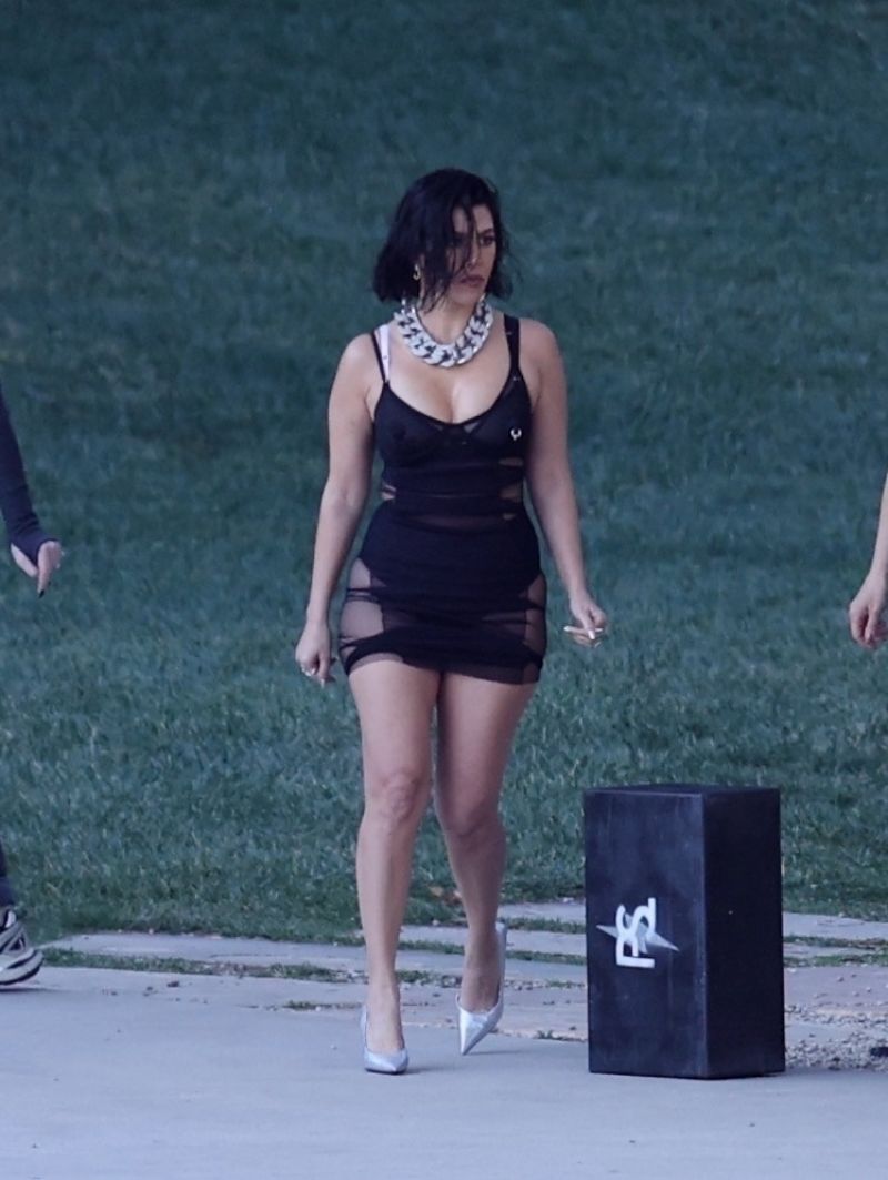 Kourtney Kardashian Photoshoot Hollywood Hills