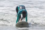Kourtney Kardashian Wetsuit Surf Lesson Malibu