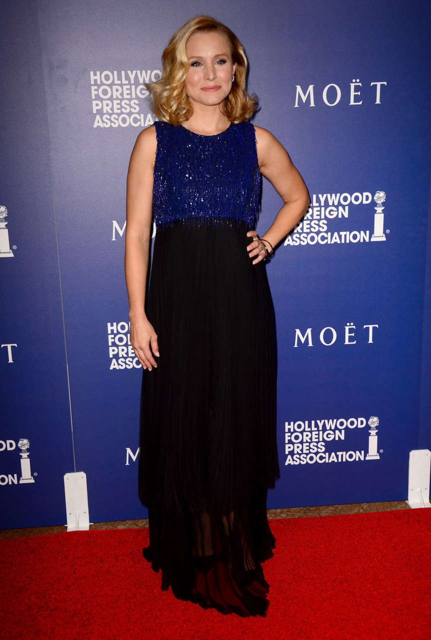 Kristen Bell Hollywood Foreign Press Associations Grants Banquet Beverly Hills