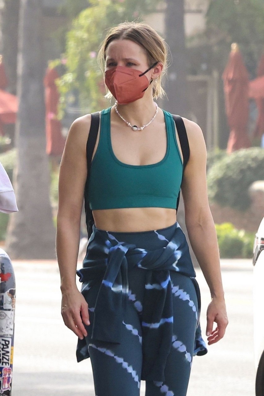 Kristen Bell Leaves Gym Session Los Angeles