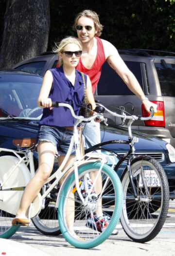 Kristen Bell On Bike Ride