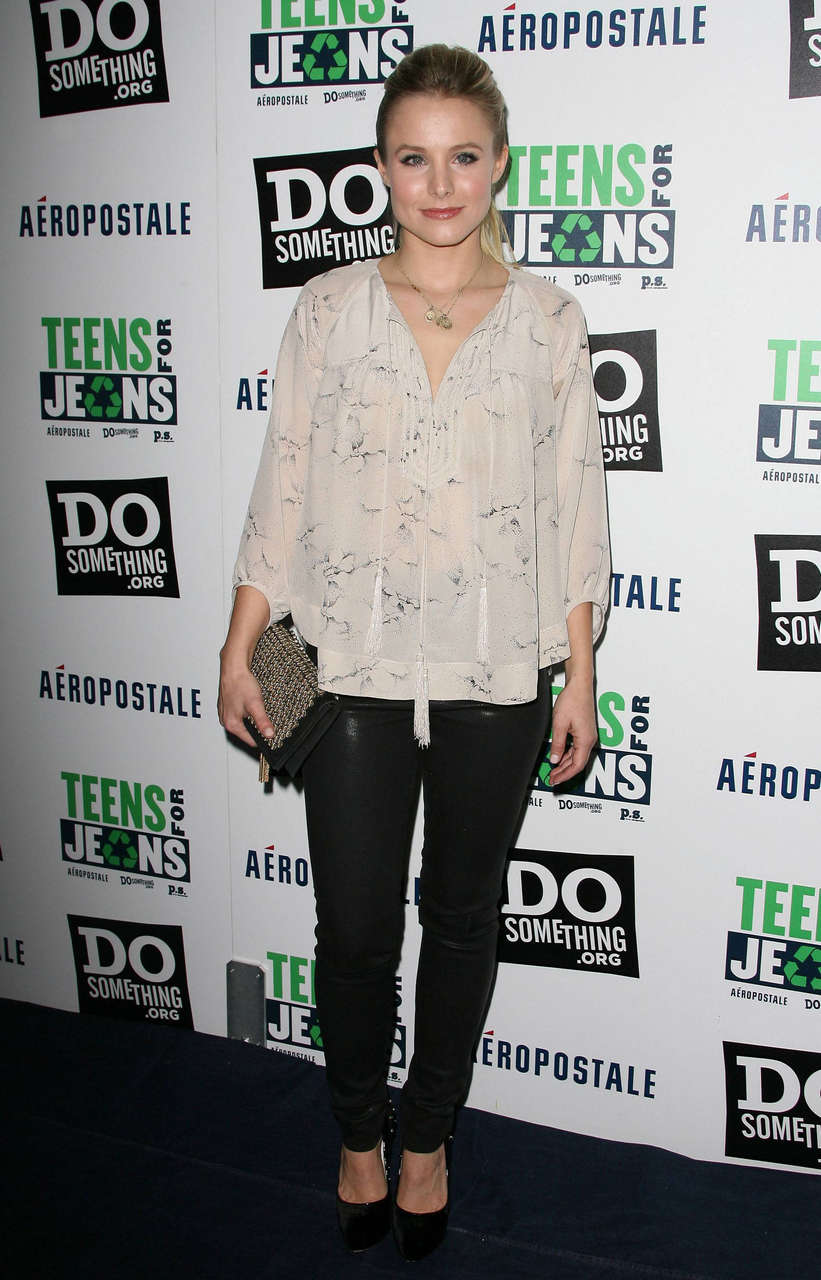 Kristen Bell Teens For Jeans Event Hollywood