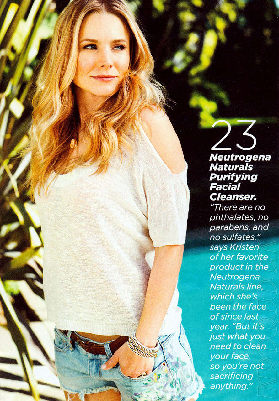Kristen Bell Womens Health Magazine April 2012 Issue