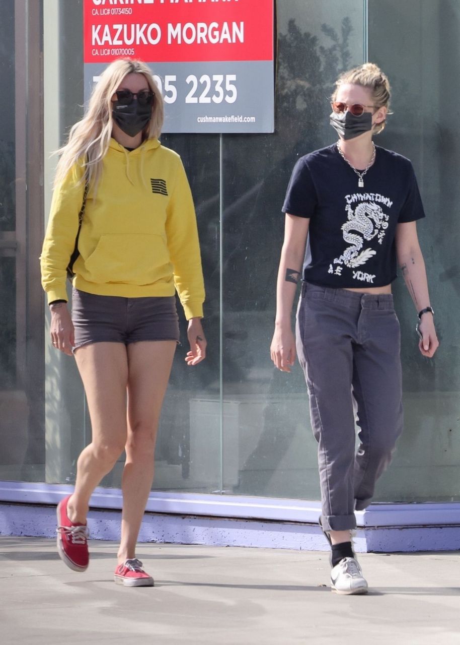 Kristen Stewart And Dylan Meyer Out Shopping West Hollywood
