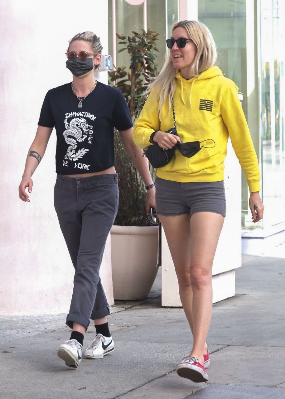 Kristen Stewart And Dylan Meyer Out Shopping West Hollywood