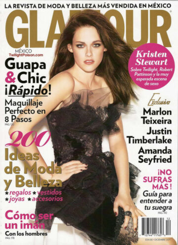 Kristen Stewart Covers Glamour Mexico