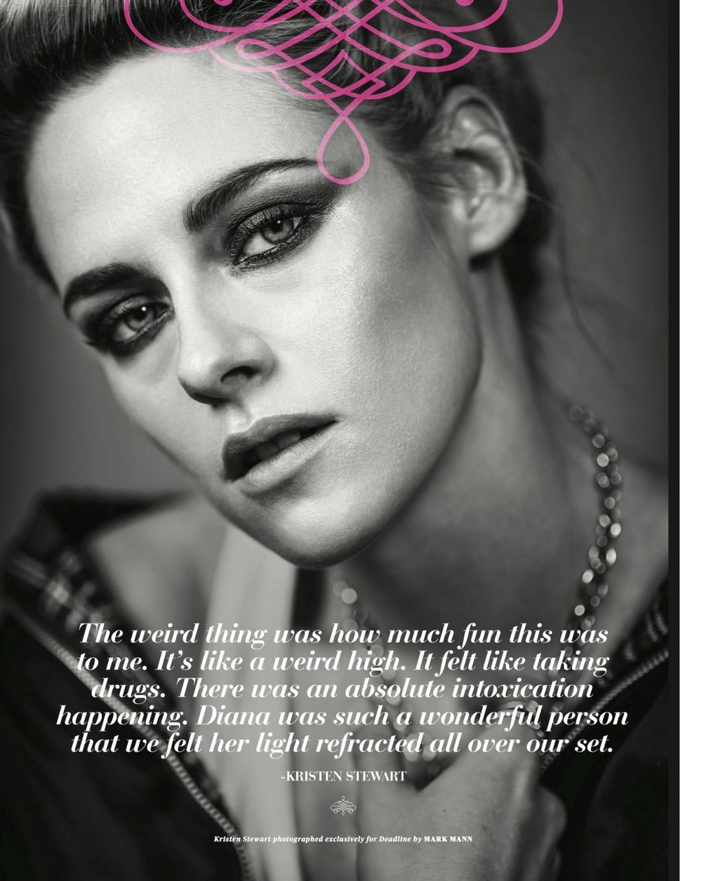 Kristen Stewart Deadline Magazine December