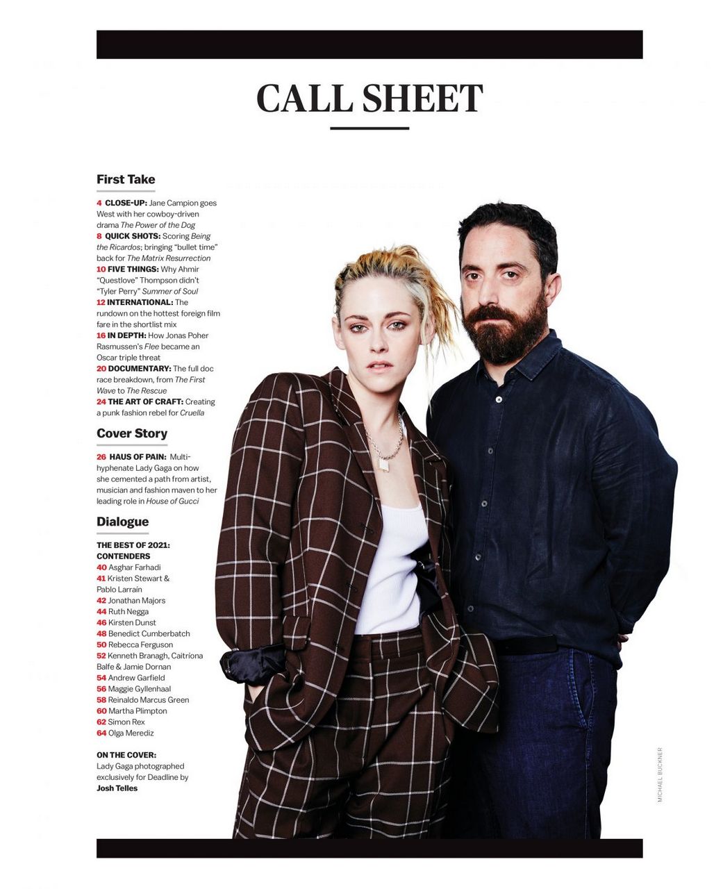Kristen Stewart Deadline Magazine January