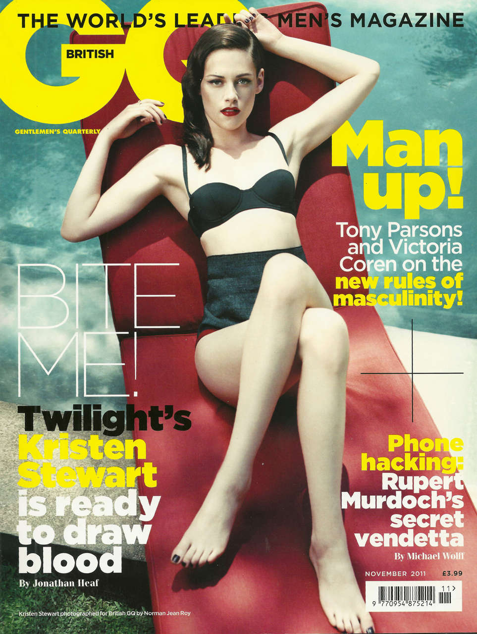 Kristen Stewart Gq Magazine Uk November 2011 Issue