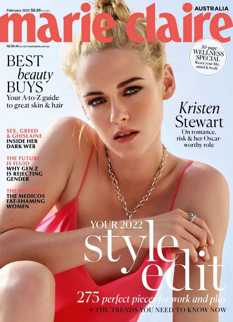Kristen Stewart Marie Claire Magazine Australia February