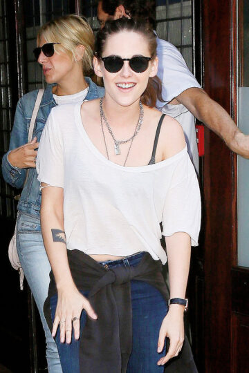 Kristen Stewart Outside Her Hotel In New York