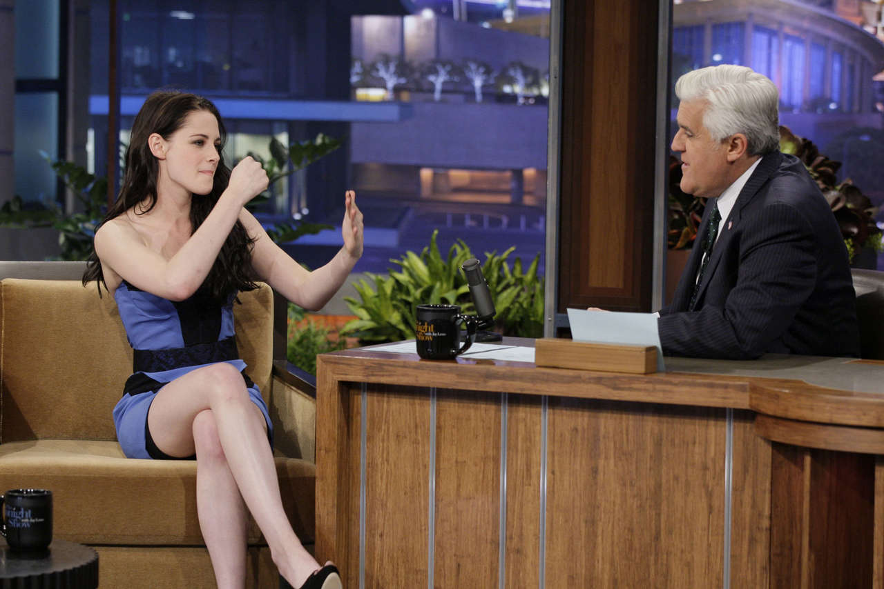 Kristen Stewart Tonight Show With Jay Leno