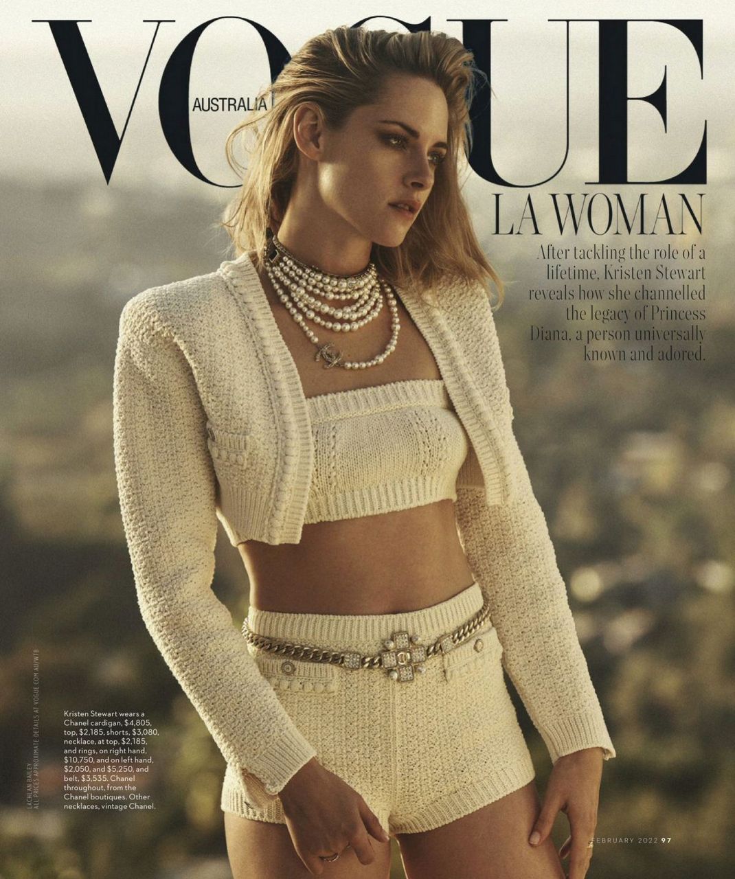 Kristen Stewart Vogue Magazine Asutralia February