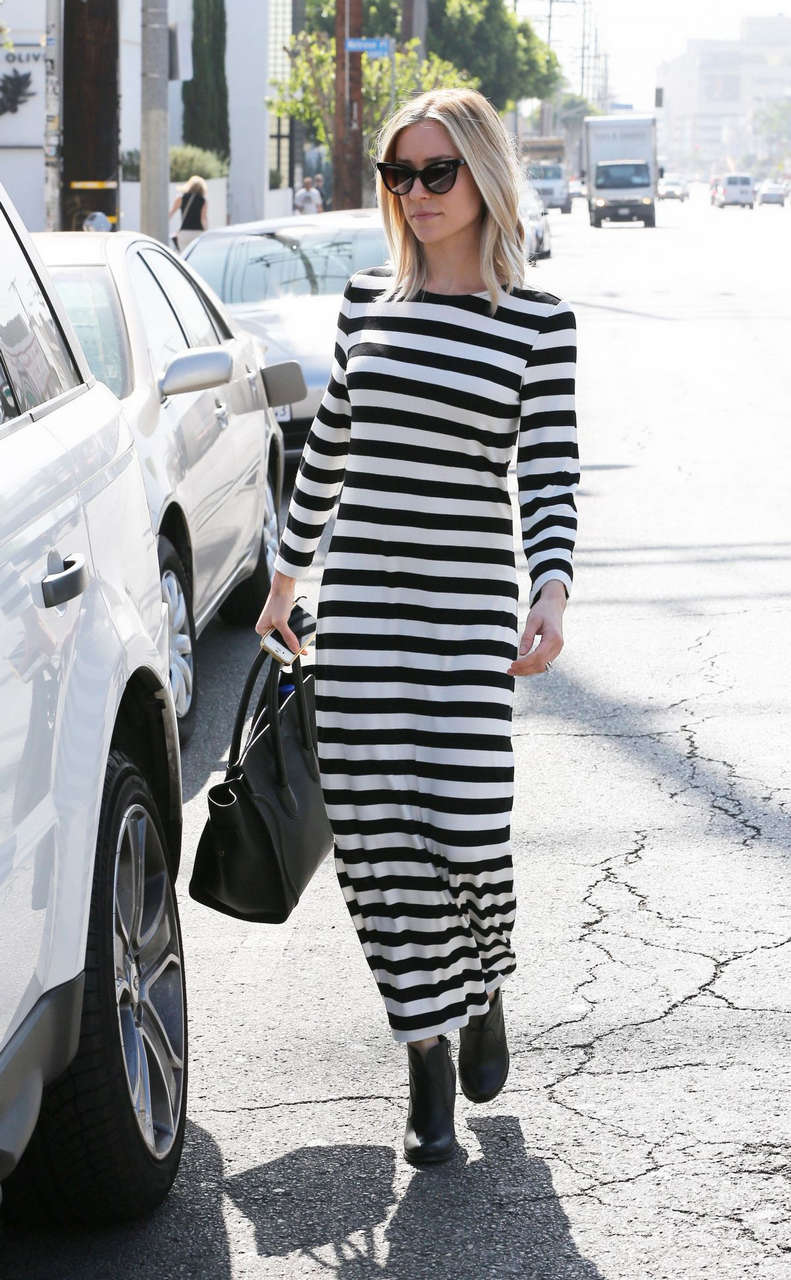 Kristin Cavallari Out For Lunch Fig Olive West Hollywood