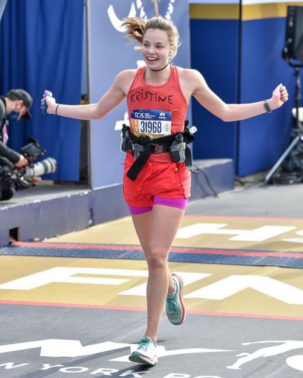 Kristine Froseth Running 2021 Tcs New York City Marathon