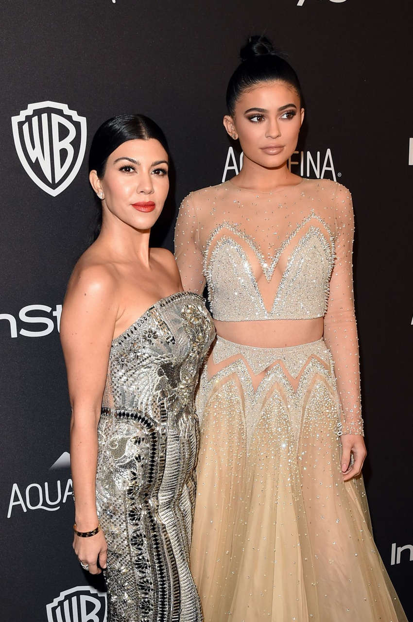Kylie Jenner Instyle Warner Bros 2016 Golden Globe Awards Post Party Beverly Hills