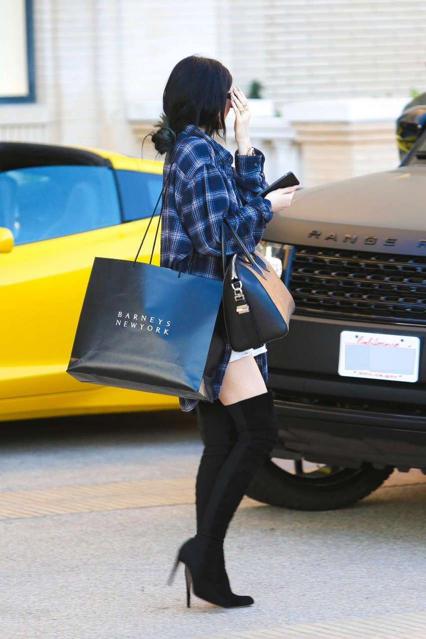 Kylie Jenner Leaves Barneys New York Beverly Hills