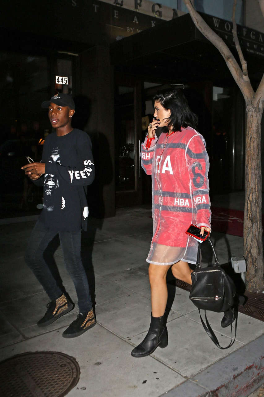 Kylie Jenner Night Out Beverly Hills