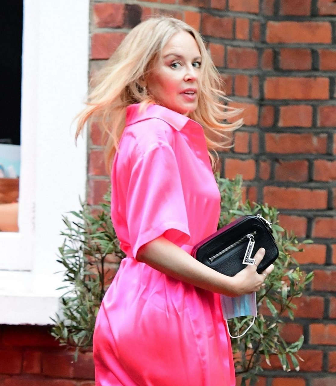 Kylie Minogue Arrives Dinner Party London