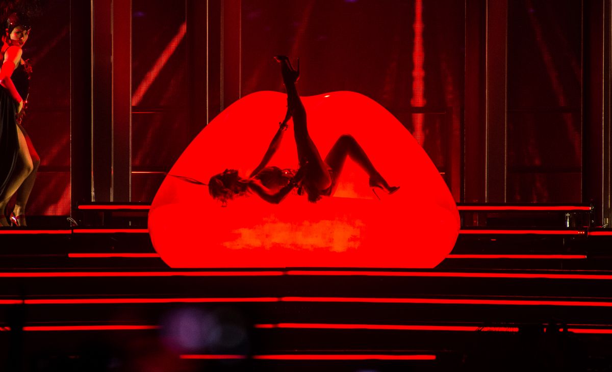 Kylie Minogue Performs Kiss Me Once Tour O2 Arena London