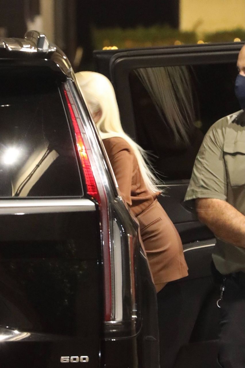 Lady Gaga Arrives Jimmy Kimmel Live Hollywood