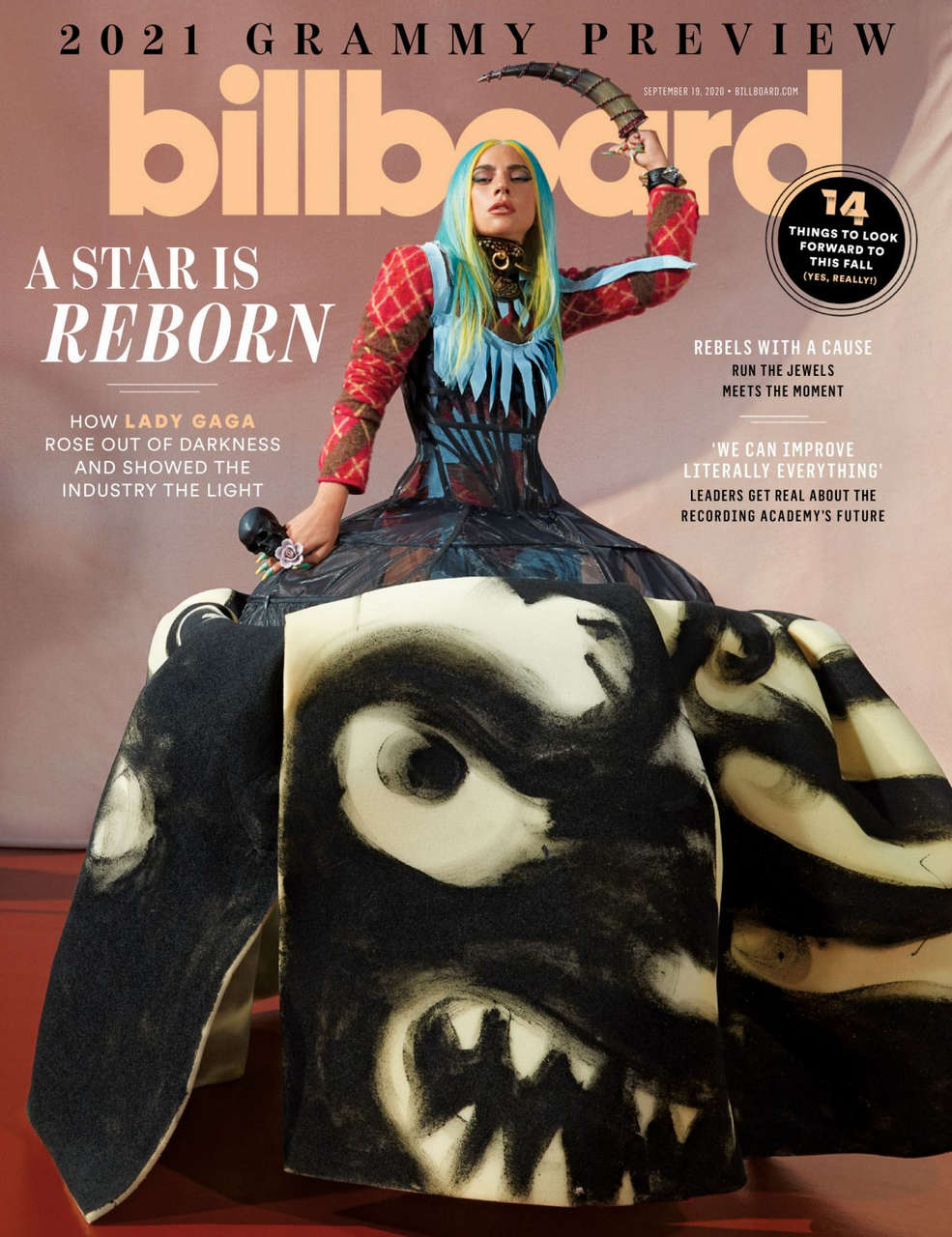 Lady Gaga Billboard Magazine September