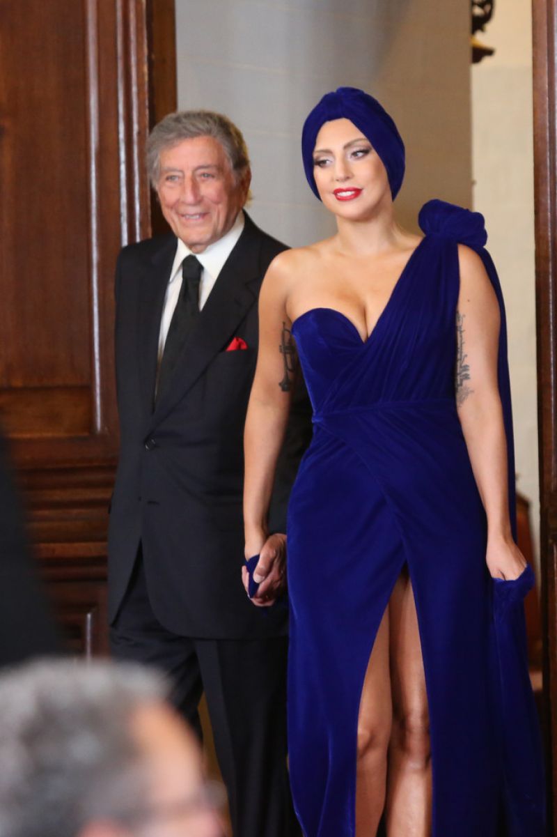 Lady Gaga Cheek Cheek Press Conference Brussels