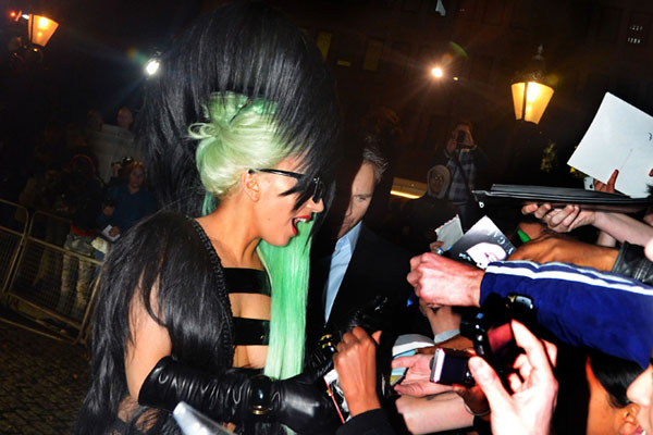 Lady Gaga Hair Dress London