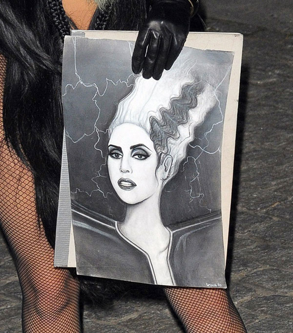 Lady Gaga Hair Dress London