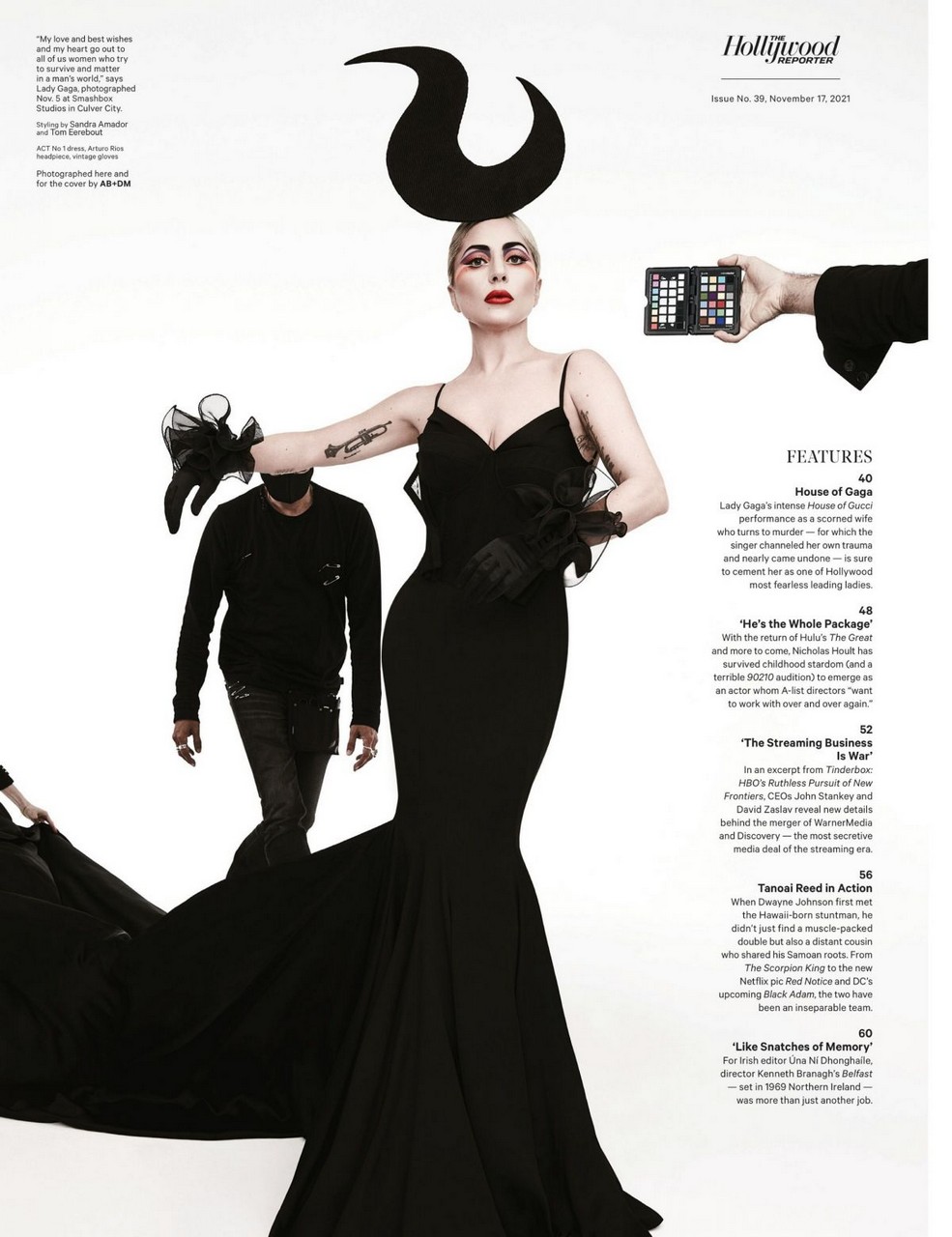 Lady Gaga Hollywood Reporter November