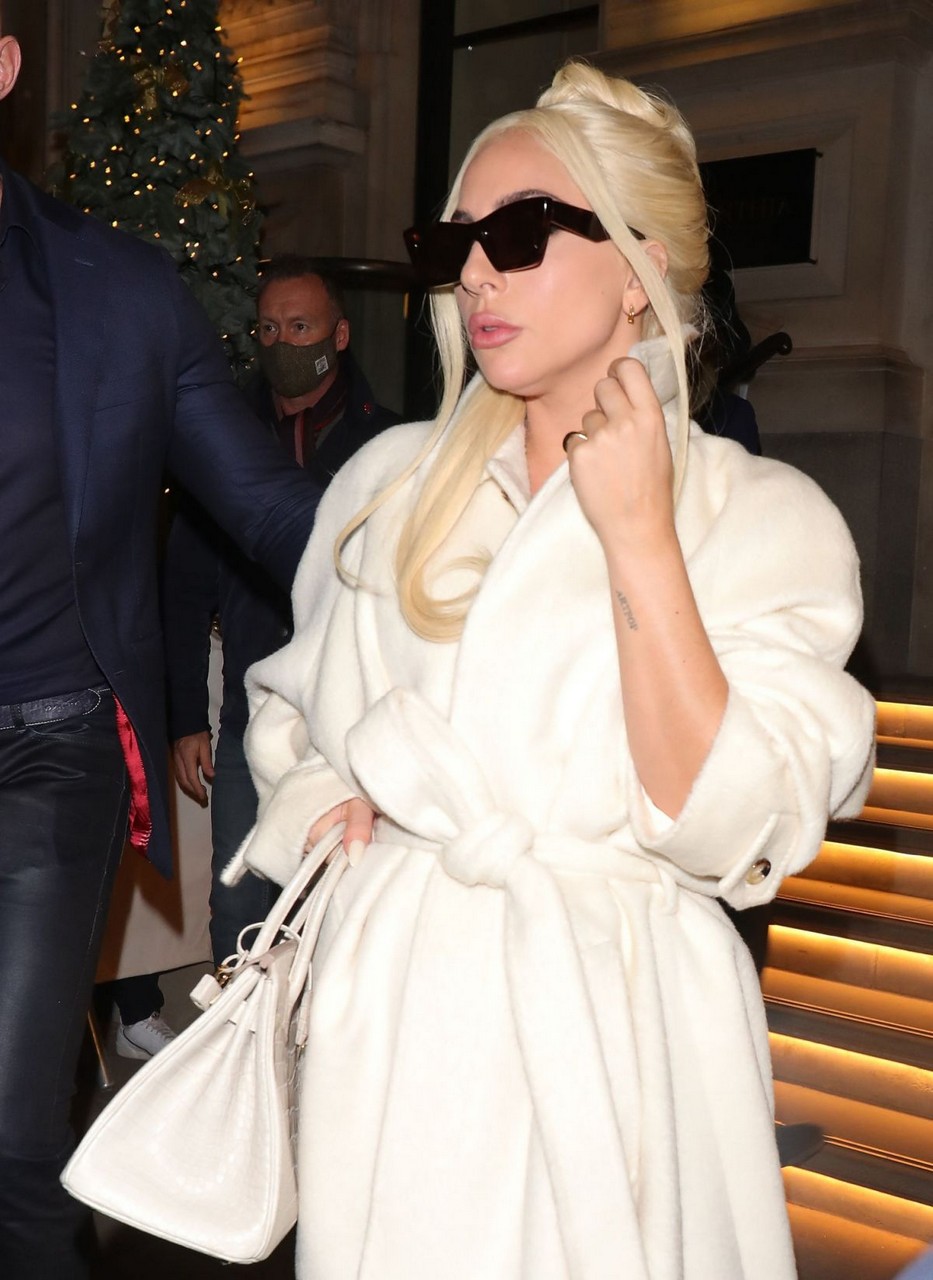 Lady Gaga Leaves Corinthia Hotel London
