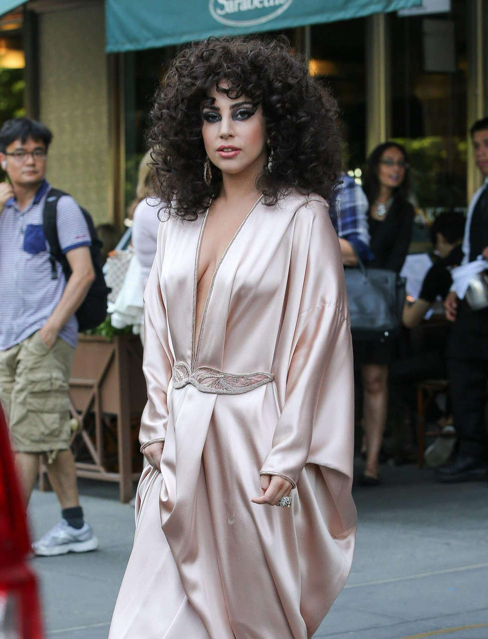 Lady Gaga Leaves Her Apartment New York