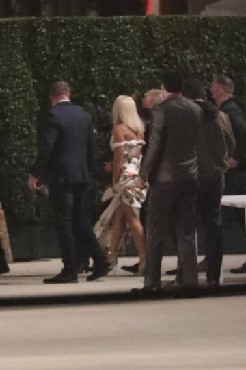 Lady Gaga Leaves House Gucci Event Los Angeles