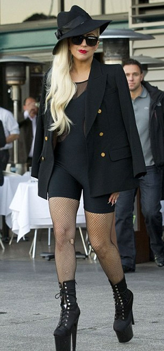 Lady Gaga Leggy Candids High Knees Sydney