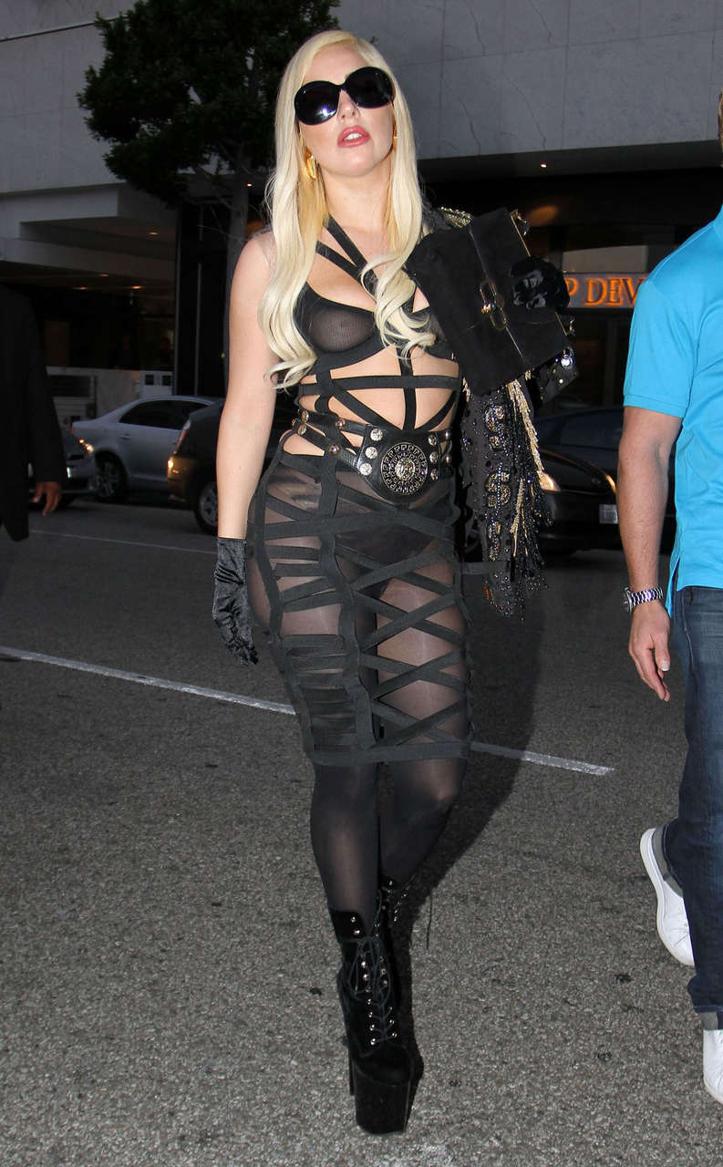 Lady Gaga Mr Chows Beverly Hills