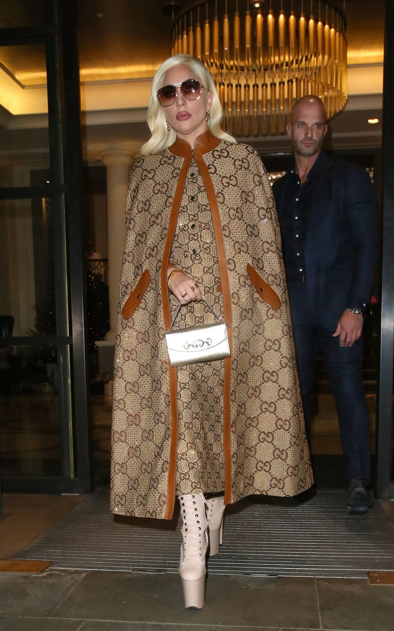 Lady Gaga Out About London