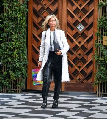 Lady Victoria Hervey After Lunch With Lawyers West Hollywood