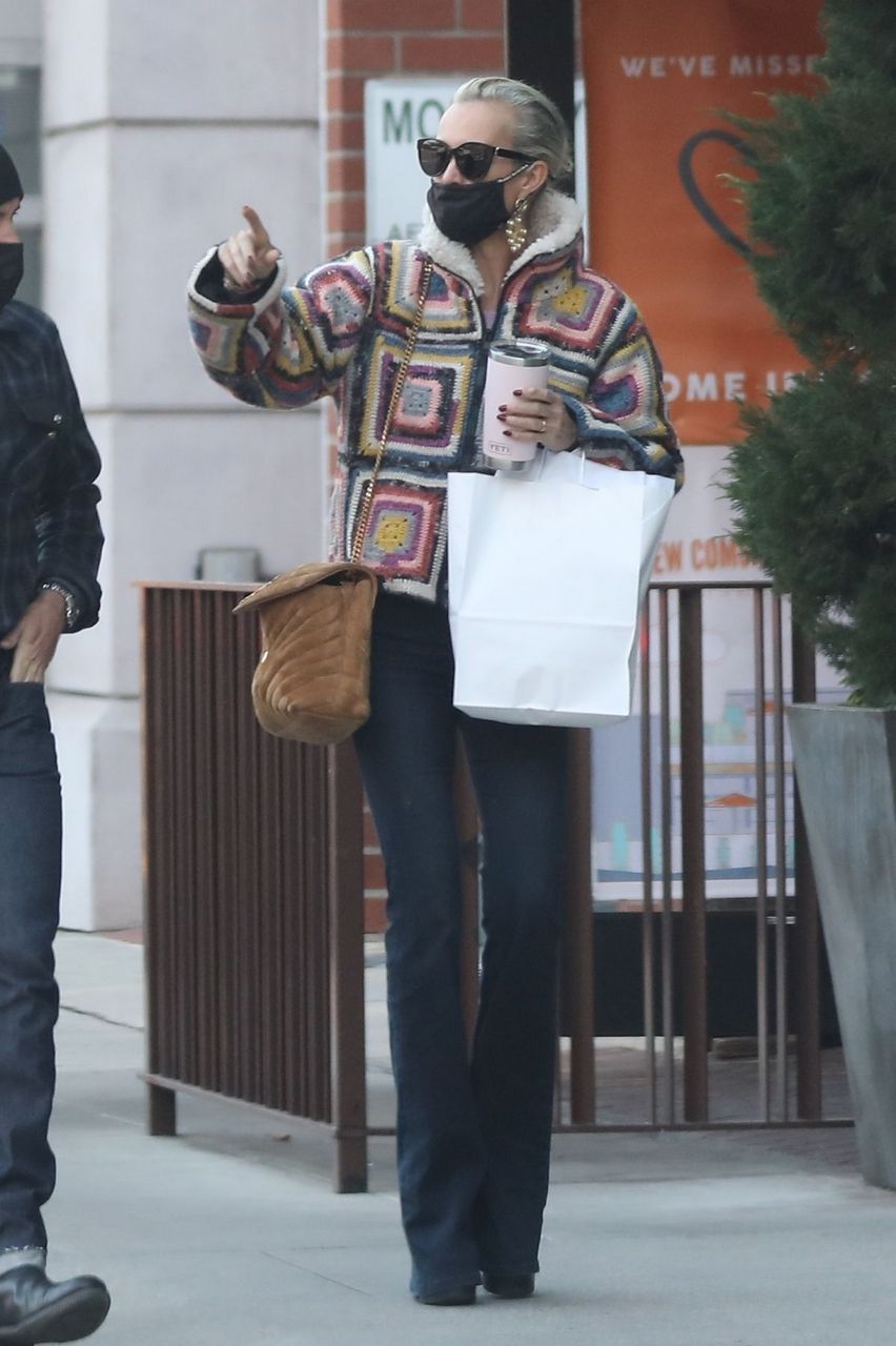 Laeticia Hallyday Out Shopping Beverly Hills