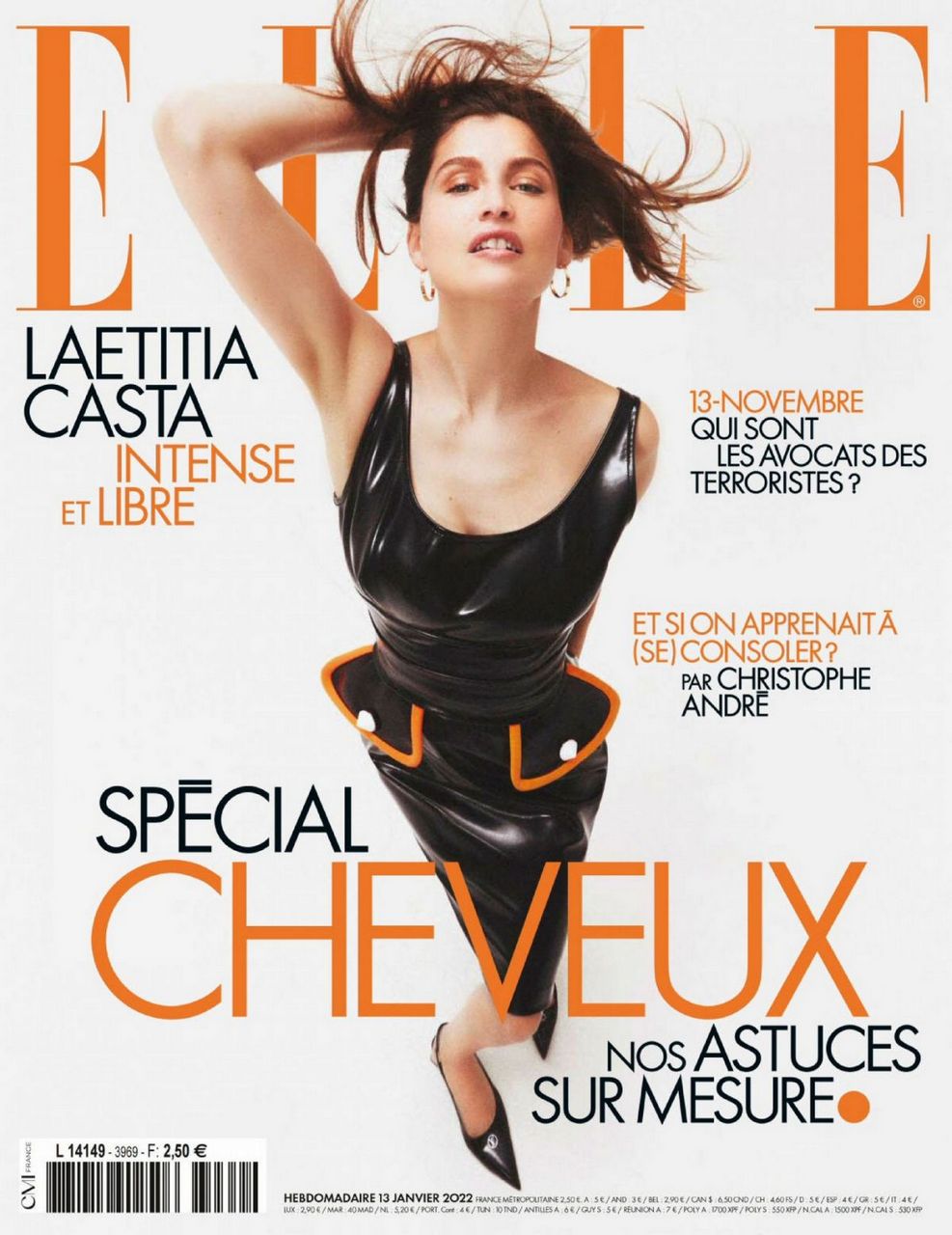 Laetitia Casta Elle Magazine France January