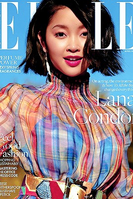 Lana Condor Photographed By Max Abadian For Elle