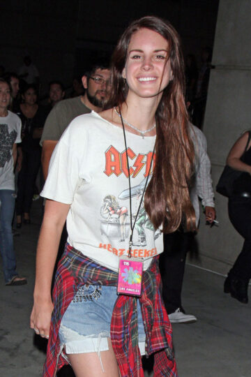 Lana Del Rey Arrives Red Hot Chili Peppers Concert Los Angeles