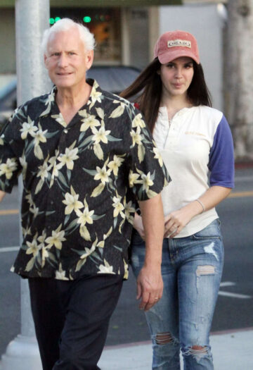 Lana Del Rey Her Father Rob Grant Out Beverly Hills