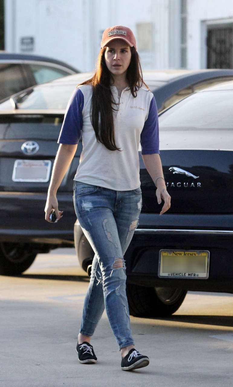 Lana Del Rey Her Father Rob Grant Out Beverly Hills