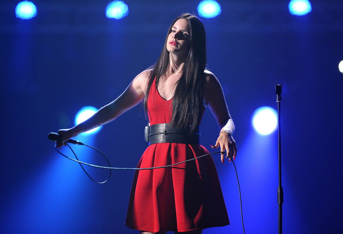 Lana Del Rey Performs Concert Warsaw Poland