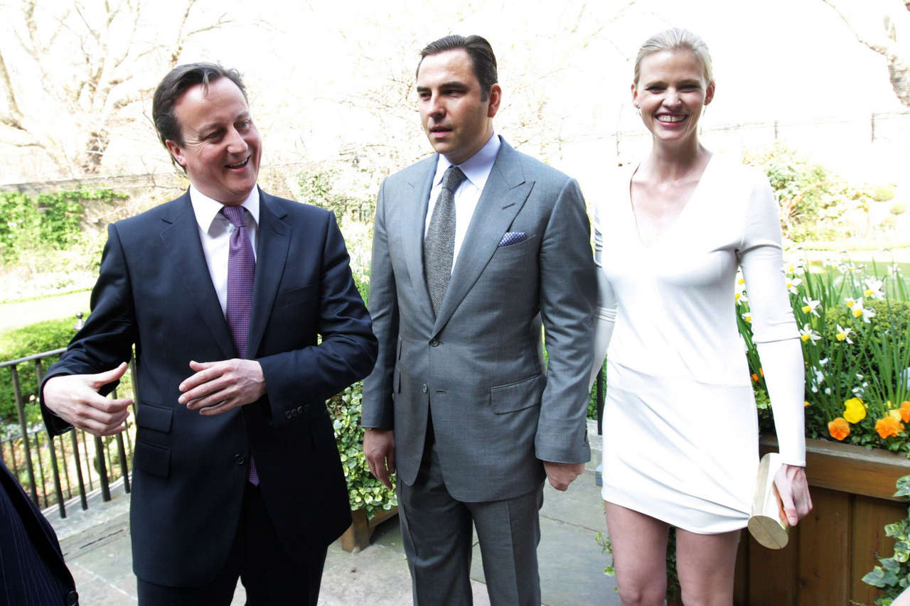 Lara Stone Tea Reception To Congratulate Sport Relief 2012 Celebrity Challengers No 10 Downing Street