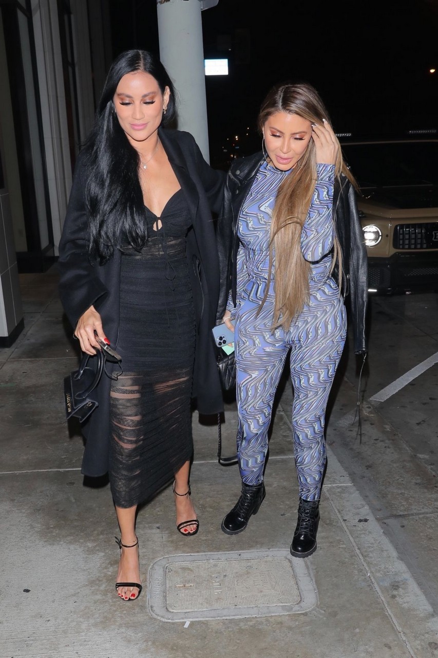 Larsa Pippen Out For Dinner Catch La West Hollywood