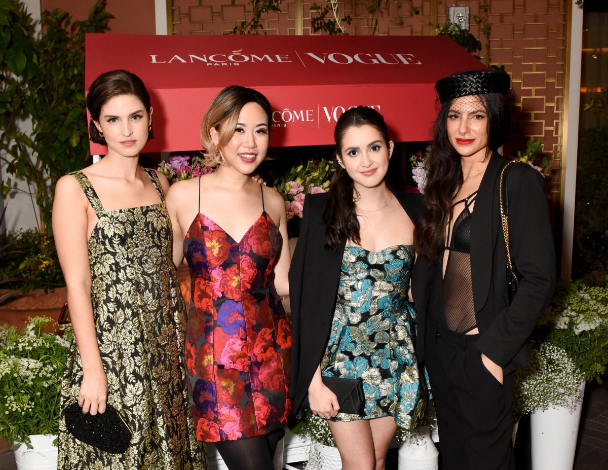 Laura Marano Vogue Lancome Celebrate Emily Paris Collection Los Angeles