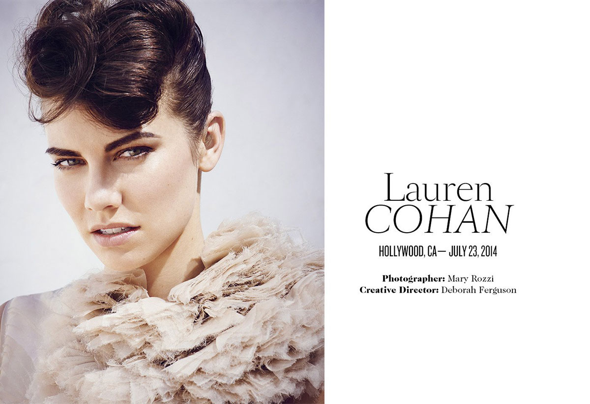Lauren Cohan Contentmode Magazine October 2014 Issue
