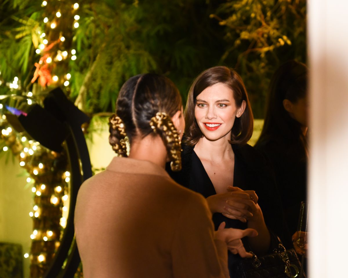 Lauren Cohan Dior Beauty Celebrates J Adore With Holiday Dinner West Hollywood