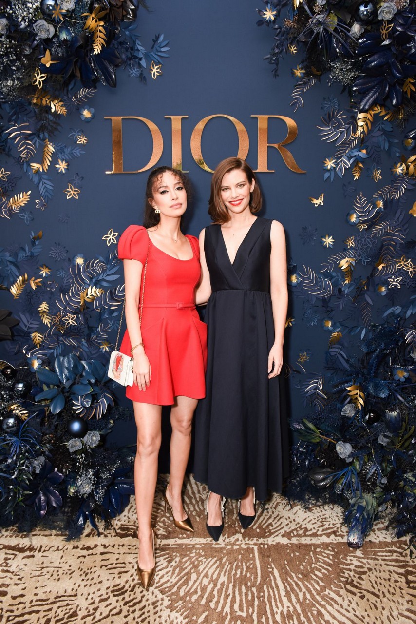 Lauren Cohan Dior Beauty Celebrates J Adore With Holiday Dinner West Hollywood